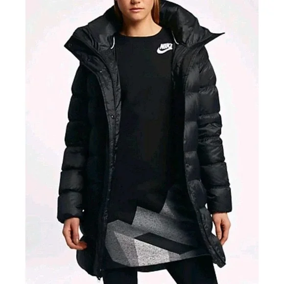 NIKE WOMEN'S SPORTSWEAR DOWN FILL PARKA JACKET SIZE LARGE